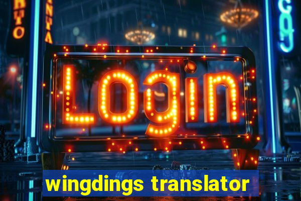 wingdings translator